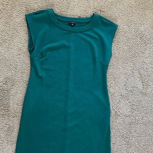 Talbots One Shoulder Dress in Deep Teal